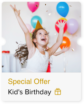 Special Offer on a Kid's Birthday Celebration