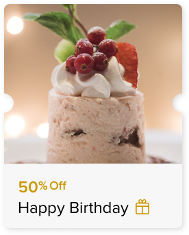 50% Off Designer Cake