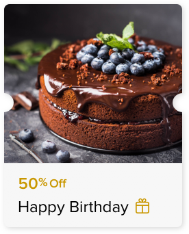 50% Off Celebration Cake