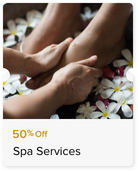 50% Off Foot Massage on any Paid Massage