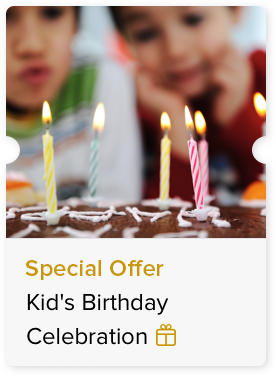 Special Offer on a Kid's Birthday Celebration