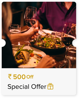 INR 500 Off Food and Beverage