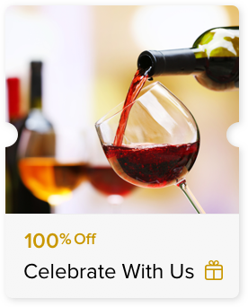 100% Off Glass of Wine