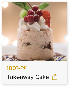 100% Off Takeaway Cake